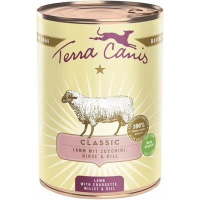 Terra Canis Lamb with courgette millet & dill 400 g