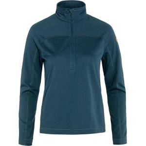 Fjällräven Abisko Lite Fleece Half Zip W Размер: M / Цвят: светло зелен