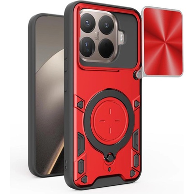 Techsuit Протектор - Камера - Xiaomi 15T Pro - Techsuit CamGuard Pro - Червен