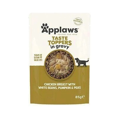 Applaws Dog Toppers Gravy kuře s fazolky s dýní 85 g