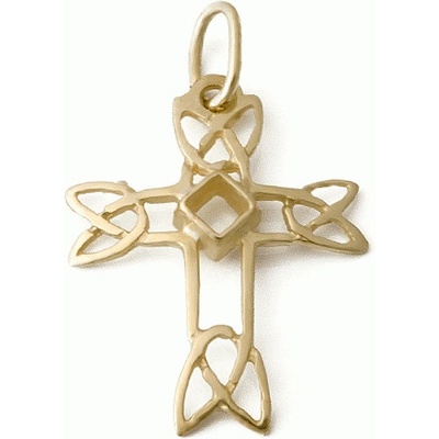 Zlatnictví Zlatíčko Zlatý přívěsek prořezávaný křížek 05.00005