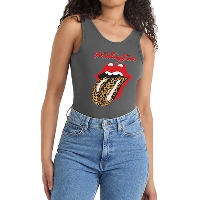 AMPLIFIED Rolling Stones LEOPARD sivá