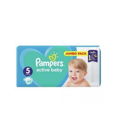 Памперси Pampers, Active Baby, Junior, Размер 5, 11-16 кг, 60 бр, 8001090948410