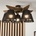 Brilagi - LED плафониера ANTHONY 5xE14/40W/230V дъб/черна (BG1468)