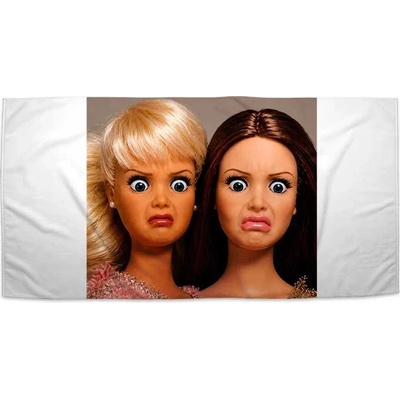 Sablio ručník šokovaná Barbie meme Barbie 70 x 140 cm