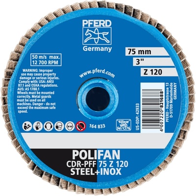Pferd lamelový brúsny kotúč 75 mm Z 120 47202092