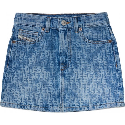 Diesel Gianna-np Skirt sukně Blue Denim – Zboží Dáma