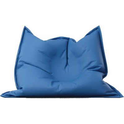 PUFRELAX Пуф, Голяма възглавница, 350л. , Magic Pillow - Blue, Еко кожа, Пълнеж от Полистиролни перли (PUF-G-MP-ML-BLU)