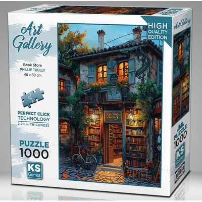 KS Games - Puzzle Book Store - 1 000 piese