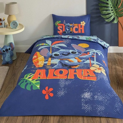 TAC Детски спален комплект памук ранфорс stitch aloha