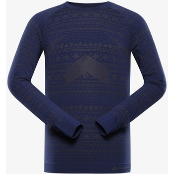 ALPINE PRO Тъмносиня мъжка функционална тениска ALPINE PRO Ambos ALPINE PRO | Sin | МЪЖЕ | M/L