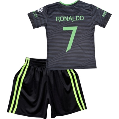 Numberoplus Dětský fotbalový dres Komplet Real Madrid Cristiano Ronaldo CR7 Emirater Fly Better – Zboží Mobilmania