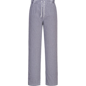 Portwest bromley chefs c079 / Панталон за готвач - син каре xs (c079chrxs)
