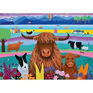 Ravensburger - Puzzle Highland Life - 1 000 piese