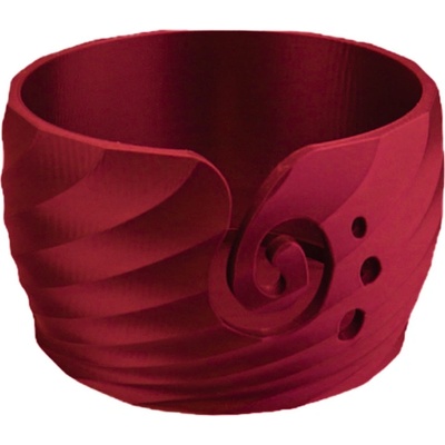 Pro Háčkování Miska na klubíčko OPTIK, M Royal Red