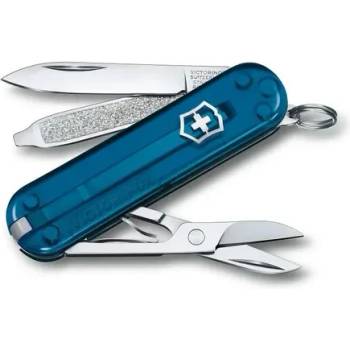 Victorinox Швейцарски джобен нож Victorinox Classic SD Transparent Sky High (0.6223.T61G)