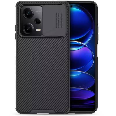 Удароустойчив кейс за Xiaomi Redmi Note 12 Pro / Poco X5 Pro 5G от Nillkin Camshield Pro - черен (6902048260528)