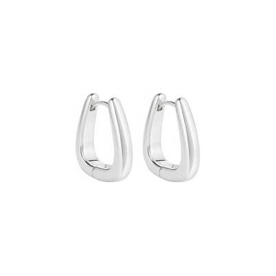 Basics Strieborné náušnice Chunky Tapered E6797