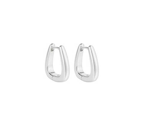 Basics Strieborné náušnice Chunky Tapered E6797