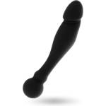 Black & White Силиконово дилдо с два края Black & Silver Karl