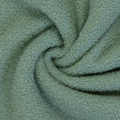 Teddy bouclé fleece - mátová 263