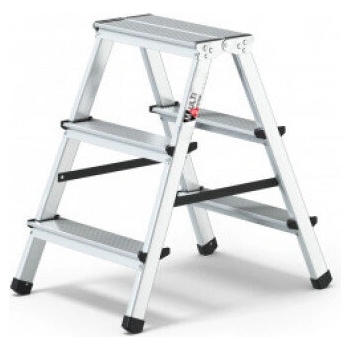 Алуминиева двустранна домакинска стълба Drabest 2x3 - 2, 60 м (3513650)