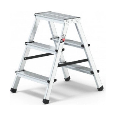 Алуминиева двустранна домакинска стълба Drabest 2x3 - 2, 60 м (3513650)