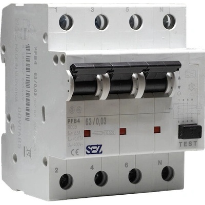 SEZ 4P 63A 30mA PFB4 63/0.03