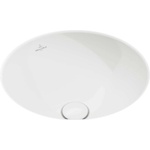 Villeroy & Boch Loop&Friends - Мивка за вграждане с диаметър 38 см, без преливник, алпийско бяла 4A520101 (4A520101)