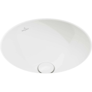 Villeroy & Boch Loop&Friends - Мивка за вграждане с диаметър 38 см, без преливник, алпийско бяла 4A520101 (4A520101)