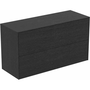 Ideal Standard Atelier Conca стенен шкаф с 2 чекмеджета и плот 100 см, цвят тъмен дъб (T4329Y4)