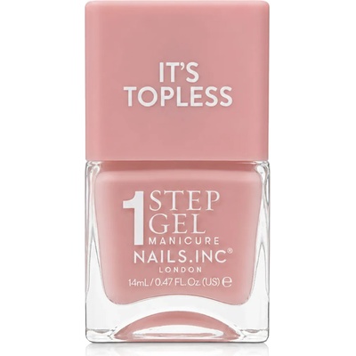 Nails Inc. Nails Inc. It’s Topless 1 Step Gel Nail Polish 14 ml нюанс Sofia