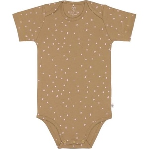 Lassig Бебешко боди с къс ръкав Lassig - 50/56 cm, 0-2 м, Dots curry (4042183416359) - baby