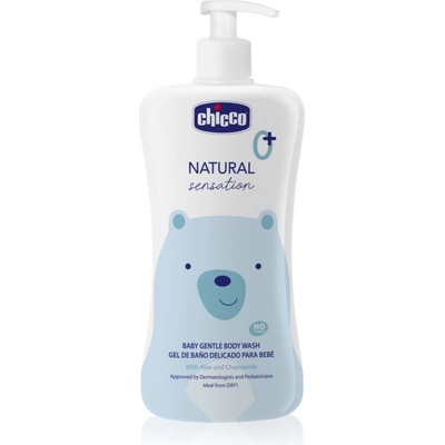 Chicco Natural Sensation Baby нежен измиващ гел за деца от раждането им 0+ 500ml