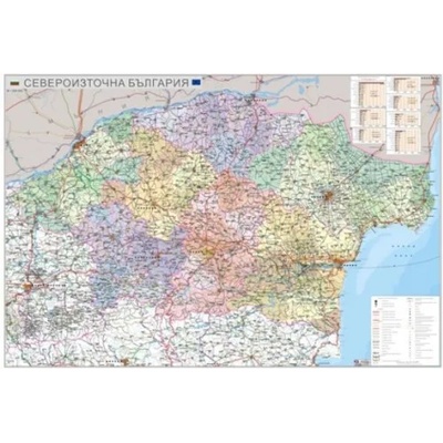 Mapmedia Карта на Североизточна България