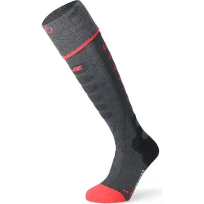 Lenz Vyhrievané ponožky 5.1 TOE CAP REGULAR FIT šedá