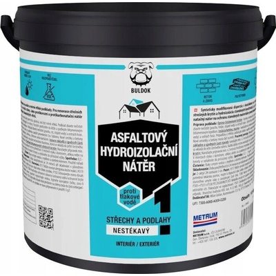 Náter asfaltový hydroizolačný, 5kg, BULDOK