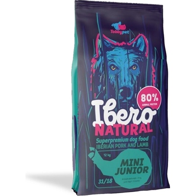 Ibero Natural Junior Dog Mini Pork & Lamb 3 kg