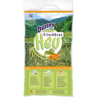 Bunny FreshGrass Seno s mrkvou 3 x 0,5 kg