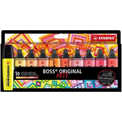 Stabilo Boss Arty 10 ks teplé odstíny 70/10-1-20