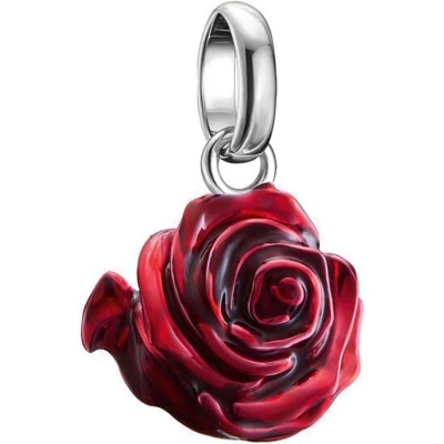 Thomas Sabo connect prívesok charm Red rose silver CC1263 007 10
