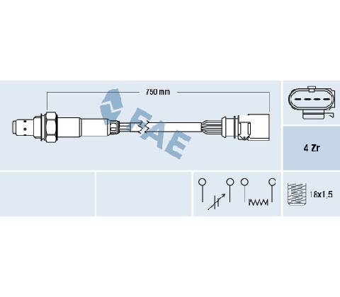 Lambda sonda FAE 77399