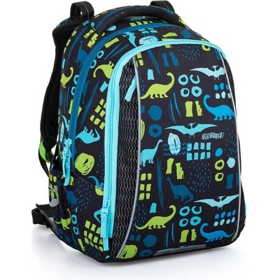 Bagmaster VEGA 22 B batoh dinosauři modrá