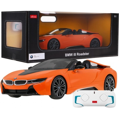 Tomido Oranžové RC auto BMW i8 Roadstermodel + dálkový ovladač 2,4 GHz 1:12