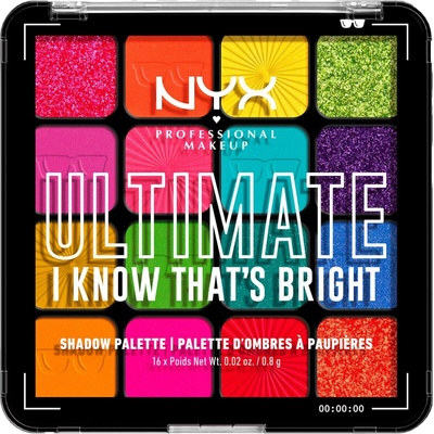 NYX Professional Makeup Ultimate I Know That´s Bright oční stín 12,8 g – Hledejceny.cz