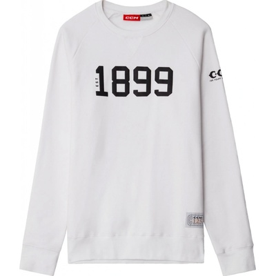 CCM 125 Anniversary Fleece Crew White