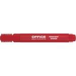 Office Products Перманентен маркер Office Products, объл връх, червен (28229-А-ЧЕРВЕН)