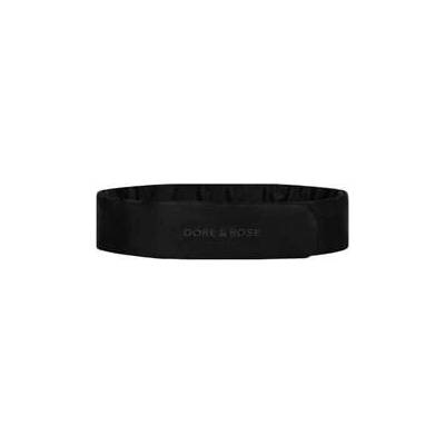 Dore & Rose Silk Headband Black
