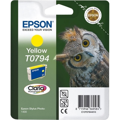Epson Оригинален мастилен картридж Epson жълт T0794 за Stylus Photo 1400 "C13T07944010 (C13T07944010)