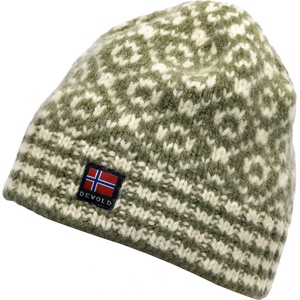Devold Зимна шапка (beanie) Devold Svalbard Beanie - Olive / Offwhite - размер 58 cm (204-6477-0711)